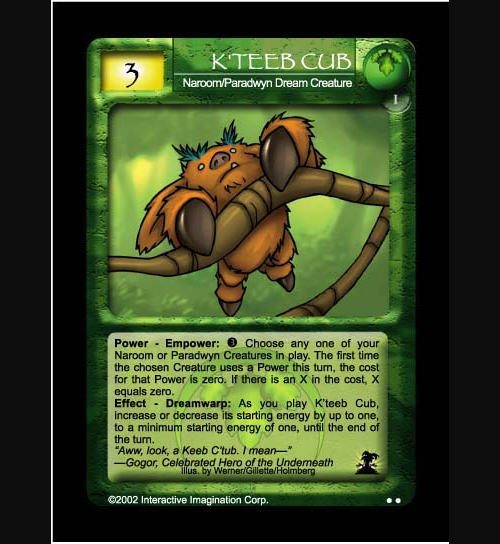 Kteeb Cub - Naroom